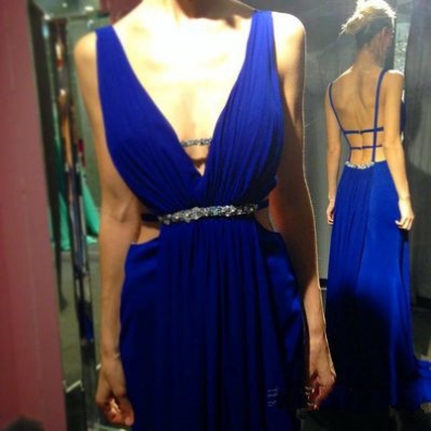 Backless Prom Dresses,royal Blue Prom Dress,open Back Formal Gown,open Backs Prom Dresses,sexy Evening Gowns,chiffon Formal Gown For Teens