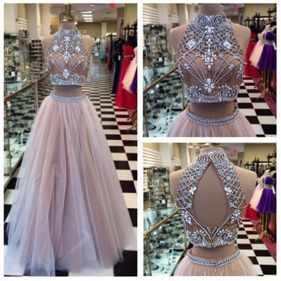 Two Piece Prom Dress, Long..
